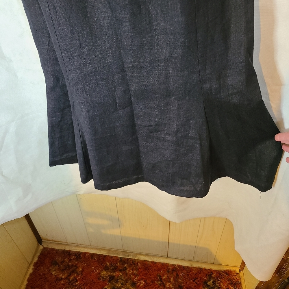 Lauren Ralph Lauren | Sleeveless Midi Dress | Black | Sz 8 | Green Label… - Picture 3 of 11